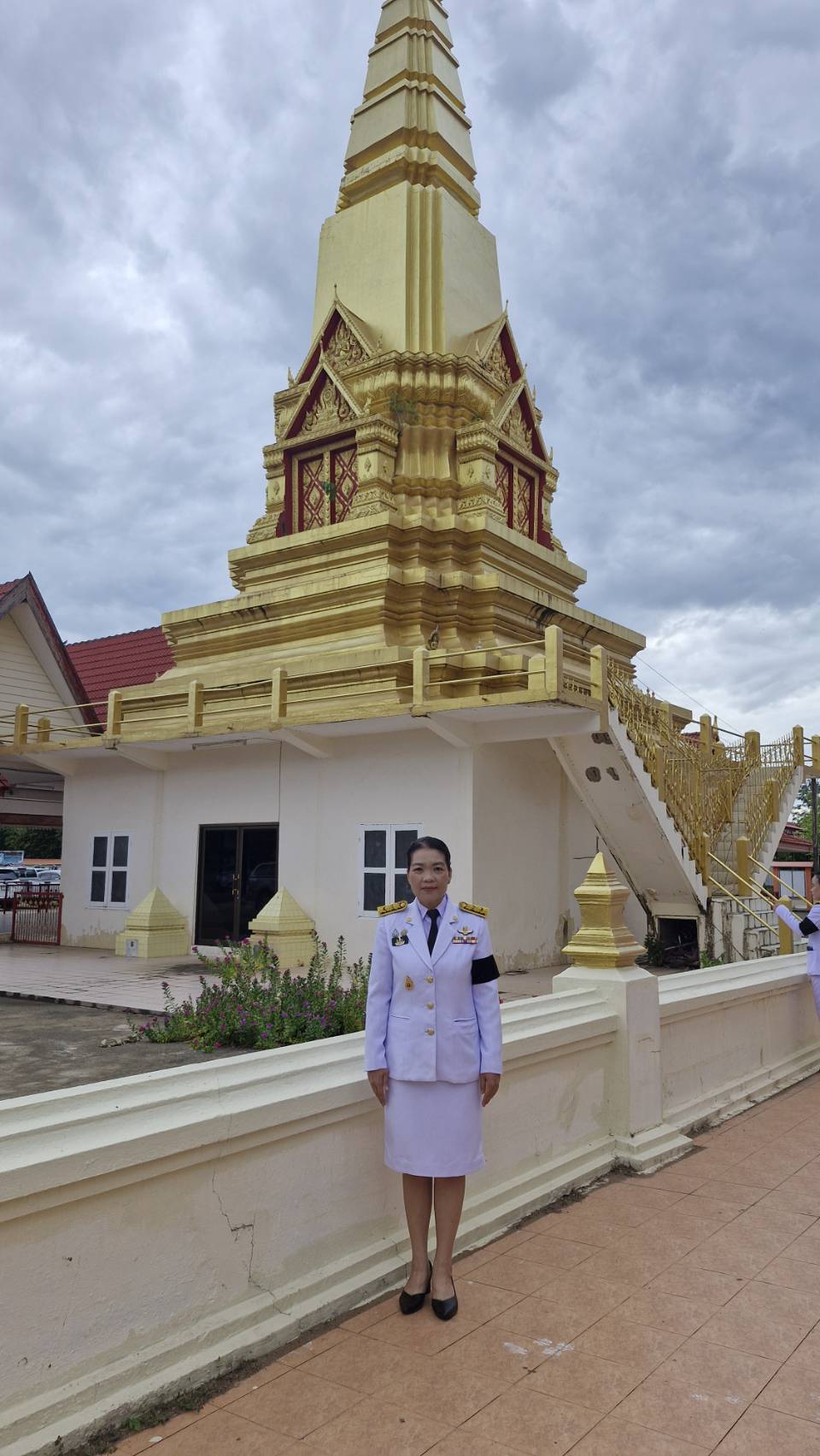 title - ส.ป.ก. ยโสธร ร่วมพิธีทำบุญตักบาตรและพิธีบำเพ็ญกุศล (สัตตมวาร ๗ วัน) เพื่ออุทิศถวายเป็นพระกุศล สมเด็จพระเจ้าลูกเธอ เจ้าฟ้าพัชรกิติยาภา นเรนทิราเทพยวดี กรมหลวงราชสาริณีสิริพัชร มหาวัชรราชธิดา  ณ วัดศรีธรรมาราม (พระอารามหลวง) อำเภอเมืองยโสธร จังหวัดยโสธร